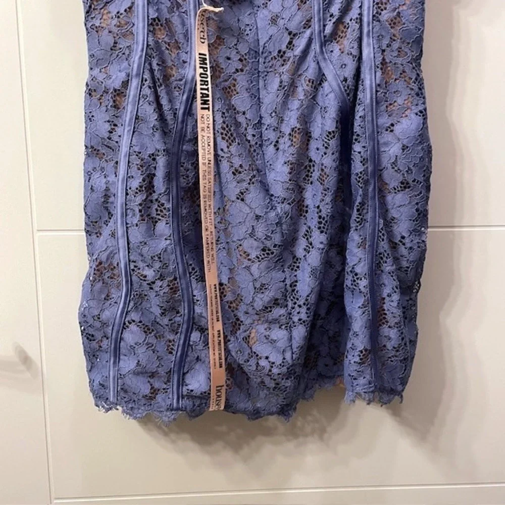 NWT House of CB Lala Lavender Lace Mini Dress Party Cocktail Large+ (XL) - Picture 9 of 16